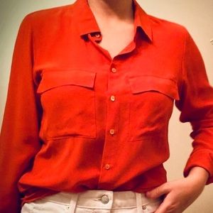 Aritzia Silk Shirt, size Medium, T. Babaton, Aritzia Silk Top